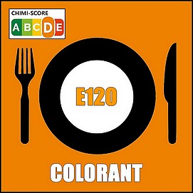 E120 additif alimentaire colorant de cochenille
